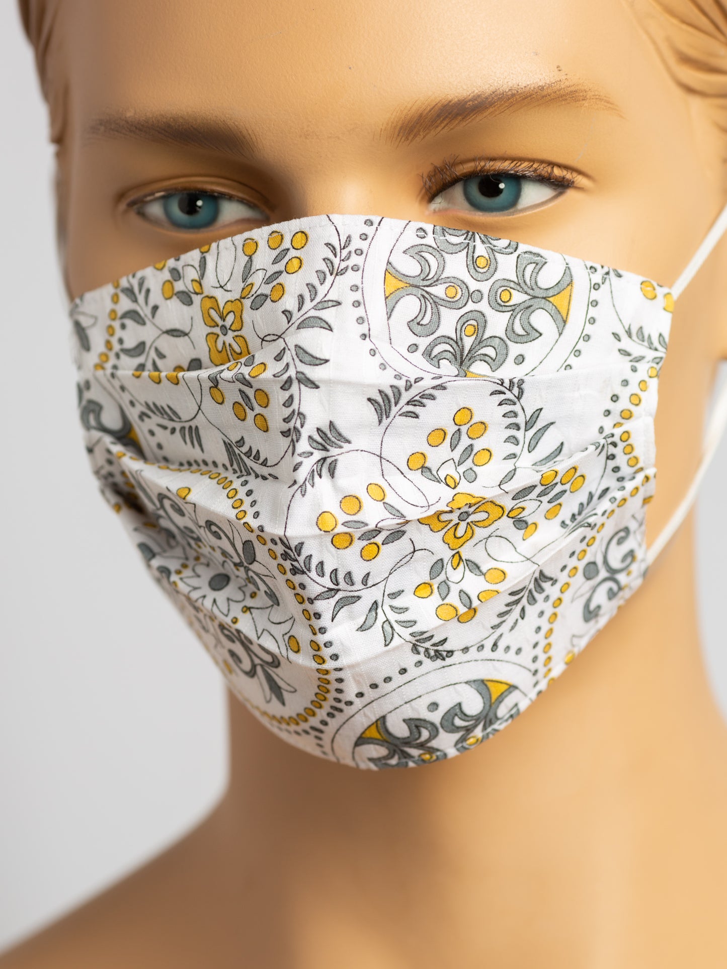 Pleated Face Mask - French Antique