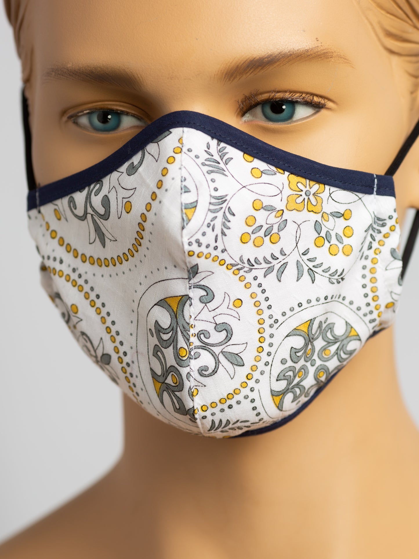 Fitted Face Mask - French Antique
