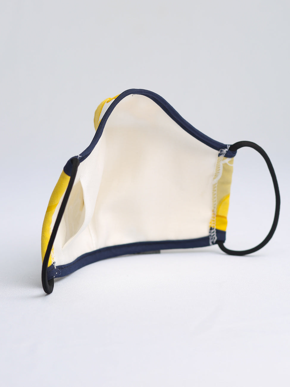 Fitted Face Mask with Filter Pocket - Daisy