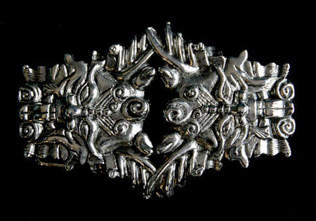 Couture belt buckle - Mayan