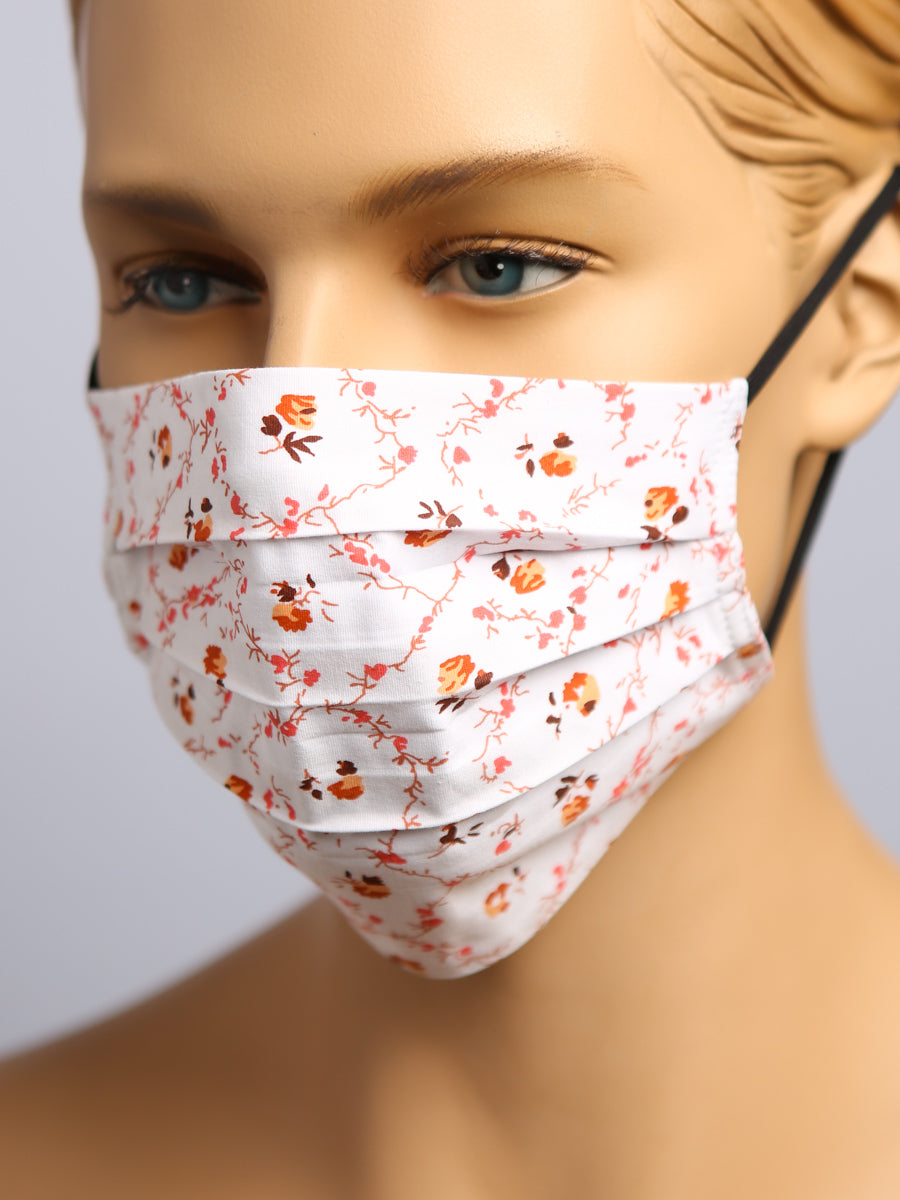 Pleated Mask - Floral