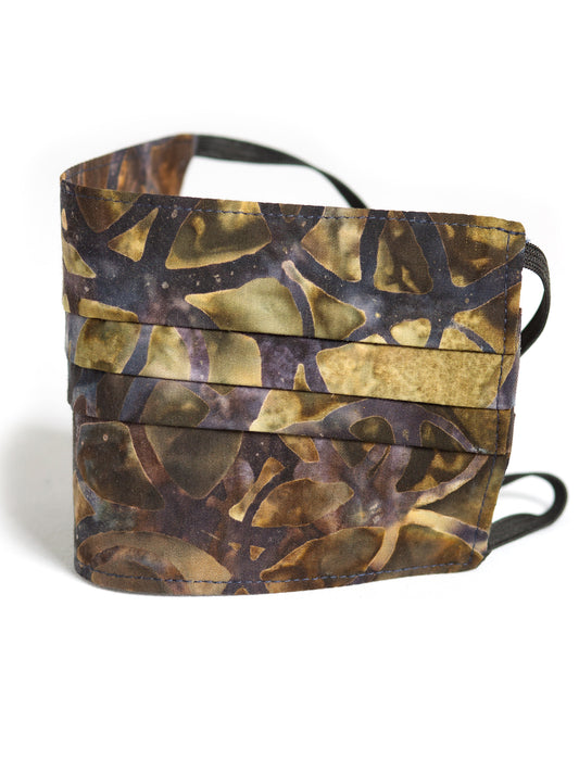 Pleated Mask - Batik Forest Camo