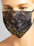 Pleated Mask - Batik Forest Camo